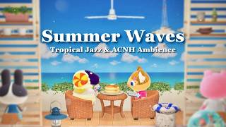 【あつ森BGM】波の音がきこえる海辺カフェ🍨🌿／作業用・勉強用・集中／睡眠用