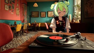 【Lofi BGM】☕カフェとレコードのチルビート🎶｜Cozy Café Records（Zundamon Lo-fi Cafe Music）