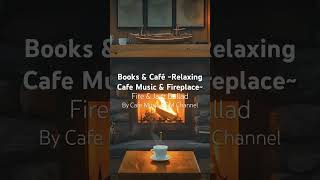 #RelaxingCaféMusic Plays As Pages Turn Beside A #Fireplace And A Warm Mug In A #SnowyMountain Town