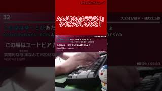 Adoさんの「ウタカタララバイ」タイピングしてみた！【Typing Tube】