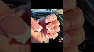 TRENDING NAILS fall autumn 2025 French 3d Acrylic Nail designs #nails #trendingnails #naildesign