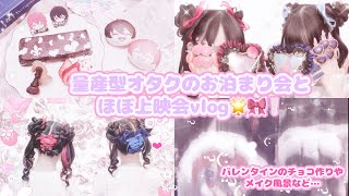 🎀Vlog🎀Mass-produced otaku sleepover and Starry Night screening vlog🧸💗