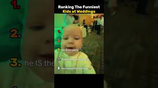 Ranking the Funniest Kids at Weddings👰👶🤵 #funny