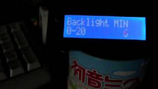 LCD VU Meter  - White extraction letter Version