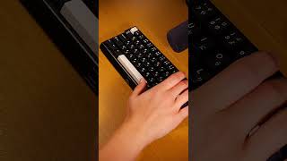 modded wooting 60he with magnetic jade switches and plastic plate.#custommechanicalkeyboard#keyboard