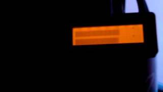 LCD audio level meter (VU meter)