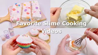 【ASMR】🍴クッキングスライムまとめ🍽️【音フェチ】Favorite Slime Cooking Videos 좋아하는 슬라임 요리 동영상