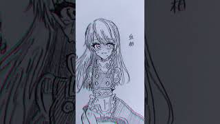 ⚠ヤンデレイム⚠ #東方 #博麗霊夢 #霧雨魔理沙 #フランドールスカーレット #イラスト #shorts #short#二次創作