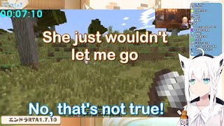 [ENG SUB] Shirakami Fubuki loves her junior too much (ft. Shiranui Flare)