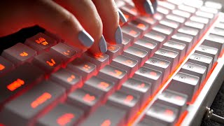 ASMR 勉強と仕事を手伝う15種類のキーボード音🌞 (4K, 早いタイピング)