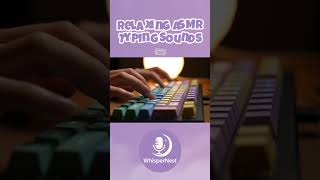 Relaxing ASMR Typing Sounds ⌨️#AI #ASMR #TypingASMR #FocusASMR #StudySounds