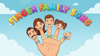 Finger Family Song | Daddy Finger, Mommy Finger, Baby Finger | Colorful Kids Animation Nursery Rhyme