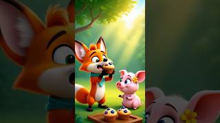 The Muffin Mishap Nobody Expected! 🫐😅#kidsshorts #3danimation #ai