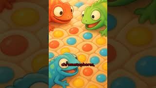 How Chameleons Change Color! #ChameleonFacts #AnimalMyths #Shorts