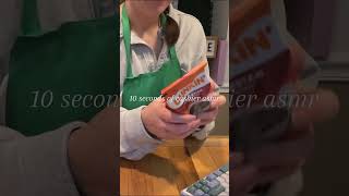 ASMR grocery cashier roleplay (soft spoken) #asmrshorts #asmrroleplay #lofiasmr