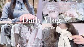 [vlog] Three-Day Weekend Shopping and Cafe Tour in Tokyo⟡.· A Day Working at a Cafe
