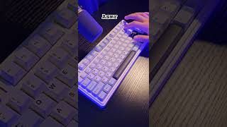 how's the aula f75 sound? #keyboard #mechanicalkeyboard #customkeyboard #typing #gamingkeyboard