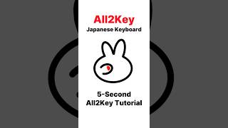 Type All Japanese Characters in Just 2 Taps! All2Key 5-Second Tutorial