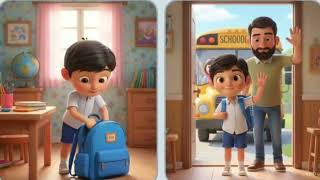 Happy Day Song #kidsfun #kids #learning  #NurseryRhymes #KichuAndPihu #KidsAnimation #PreschoolSongs