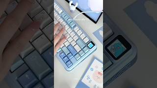 blue keyboard 🩵💙 mechlands vibe75 #keyboard #shorts #aesthetic #typing #typingasmr #cute