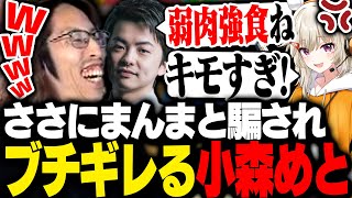 警察組マリオパーティ、初心者Sasatikkにまんまと騙されブチギレる小森めと【スーパー マリオパーティ ジャンボリー】
