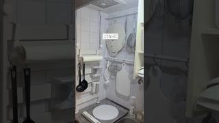 狭いキッチンをリニューアルしたよ　#一人暮らし #1k6畳 #ミニキッチン