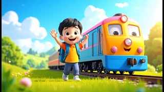 गाड़ी आयी छुक छुक - Full rhyme in Hindi | Gadi Aayi Gadi Aayi Chuk Chuk Rhyme | Ping Pong TV Rhymes