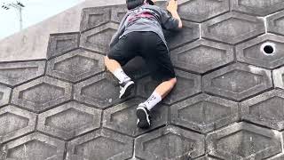 サスケのそりたつ壁やってみた。#サスケ #ソリ立つ壁