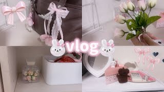 放課後vlog🎀セリア購入品で姫部屋つくってみた💗
