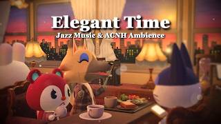 【あつ森BGM】夕焼けに染まる列車🚂💫優雅な時間を彩るジャズBGM／作業用.勉強用.睡眠用