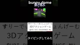 bunny dome　タイピングしてみた！#タイピング#タイピングチューブ#高速