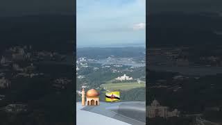 Brunei 🇧🇳 from the sky is gorgeous #brunei #bruneidarussalam #bruneivlog