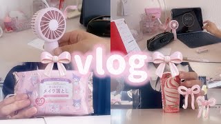 【休日vlog】姫のまったり日曜日vlog🧸💗お勉強・かわいい時間🫧