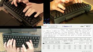 【タイピング】憲法全文英語で打ってみた【TA】