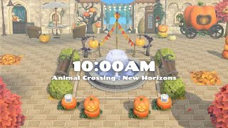 【あつ森】ハロウィンな噴水広場🎃🍂