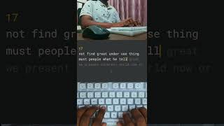 Learning Touch Typing DAY 5 #typing #keyboardasmr