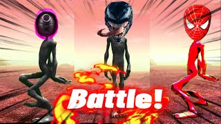 Squad Game, Venum, Spider Man Faces on Tomato Character! Epic Funny Battle for Kids 2025