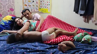 So sweet husband and wife moments❤️ romantic couples so happy with baby😊Love story daily video 54