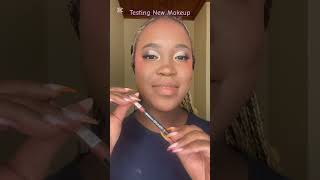 Testing  New Makeup #blackmua #makeupartist #grwmhair #everydaymakeupforblackwomen #beautyindustry