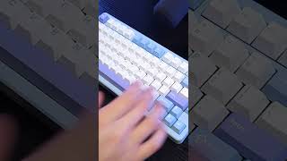modded womier sk75 (: #custommechanicalkeyboard #keyboardtyping #typingpractice #customkeyboard