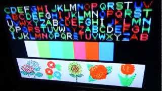 Composite video output test for PIC32MX220F032B
