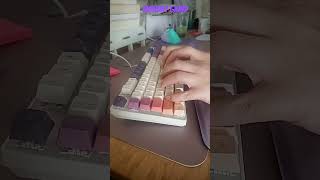 #asmrtyping #mechanicalkeyboard #keeb #officesounds #hands