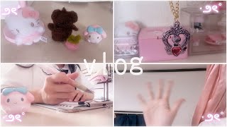テスト期間の午後vlog🎀 勉強がんばった姫を見て‼️💞