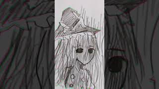 ⚠ネタバレ⚠ #東方 #十六夜咲夜 #美鈴 #イラスト #shorts ‪#short#二次創作