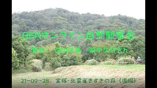 GEN自然と親しむ会オンライン  きずきの森 後半