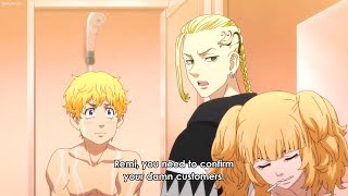 東京リベンジャーズ 聖夜決戦編! When Takemichi comes to Draken's house, he is suddenly flirted with a girl