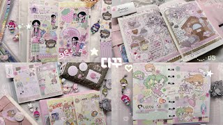 5つの手帳を使って手帳デコ॰｡ཻ˚♡ たまごっちガチャも໒꒱.  ﾟ 다꾸 / 다이어리꾸미기 / 호보니치윅스 / 미도리 / 페이젬 / 6공 다이어리