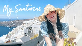 stunning santorini 🤍💙 | birthday on Oia sunset cruise / greece travel vlog