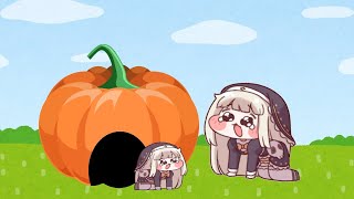 ｽﾋﾟｷとｽﾋﾟｷ（ペット）とかぼちゃの家