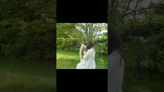 ミニハープで弾くサリーガーデン #music #harp #salleygarden #garden